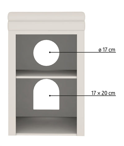 Trixie Kratzbaum Kratzturm Saul Grau 39X39X64 CM